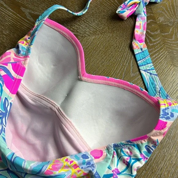 LILLY PULITZER Kolka One Piece Sea Glass Aqua L76056 Women's Swimsuit 2 - Picture 13 of 14